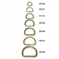 D-ring 20 mm brass