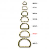 D-ring 30 mm brass