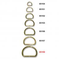 D-ring 40 mm brass