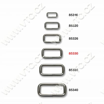 Schieber Gurtversteller 30 mm Nickel