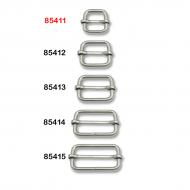 Sliding bar buckle 15 mm nickel