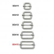 Sliding bar buckle 40 mm nickel