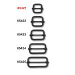 Sliding bar buckle 15 mm black