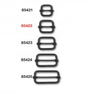 Sliding bar buckle 20 mm black