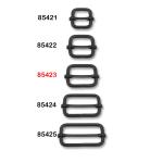 Sliding bar buckle 25 mm black