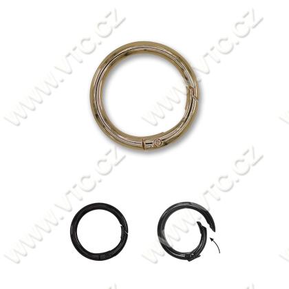 Metallring - Rundkarabiner 25 mm