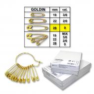 Safety pins GOLDIN No.0