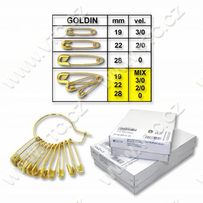Safety pins GOLDIN No.3/0-0