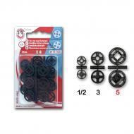 Snap fasteners MIA 5 black