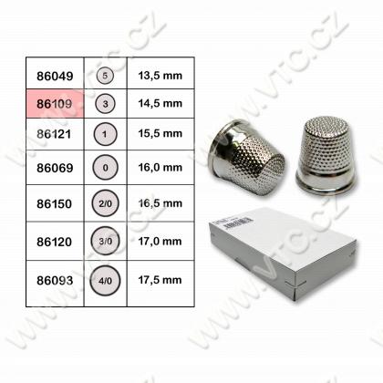 Fingerhut mit Kappe Gr. 3