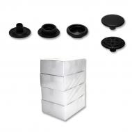 Press buttons AM6 black nickel - 500pcs