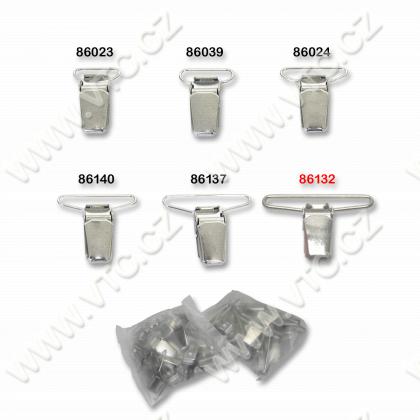 Braces clips 50 mm nickel