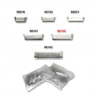 Braces buckles 40 mm nickel