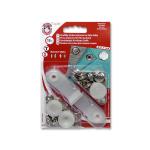 Buttons ROLAND STYLE 3 nickel - card