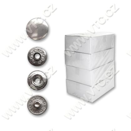 Nietdruckknöpfe WUK 6/6 Nickel, Antik Messing 500 St