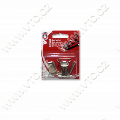 Šlový komplet 24 mm nikl