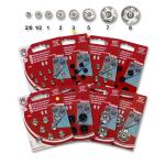 Snap fasteners KIN 3 lacquered