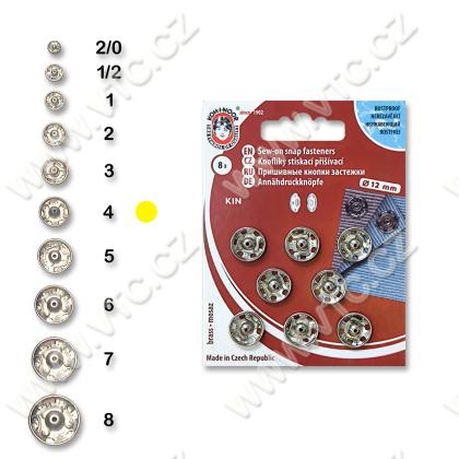 Druckknöpfe KIN 4 Nickel