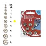 Snap fasteners KIN 4 nickel