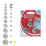 Snap fasteners KIN 8 nickel