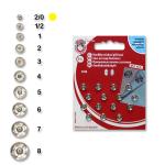 Snap fasteners KIN 2/0 nickel