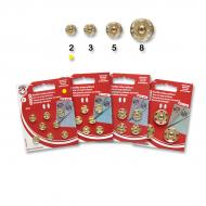 Snap fasteners KIN 2 brass