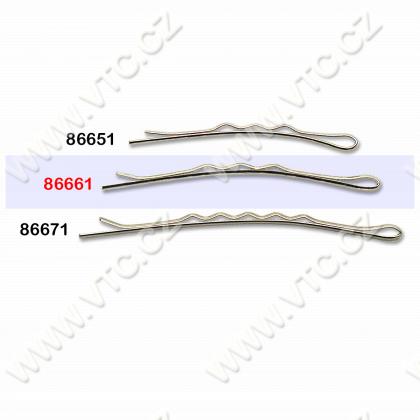 Sponky vlasové vel. 6 nikl