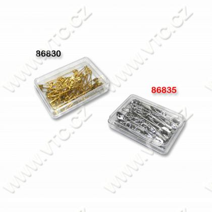 Safety pins MIX 45 pcs NICKEL