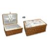 Sewing box - wicker, fabric #3