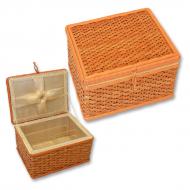 Sewing box - wicker,rectangle