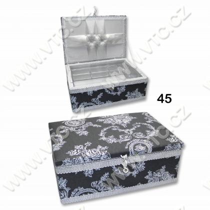 Sewing box - rectangle, fabric