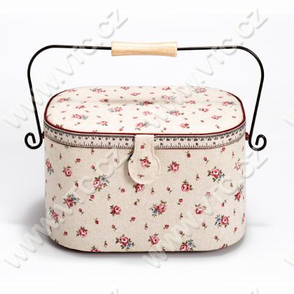 Sewing basket L Country Rose