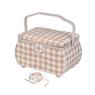 Kazeta na šitie L Gingham - set