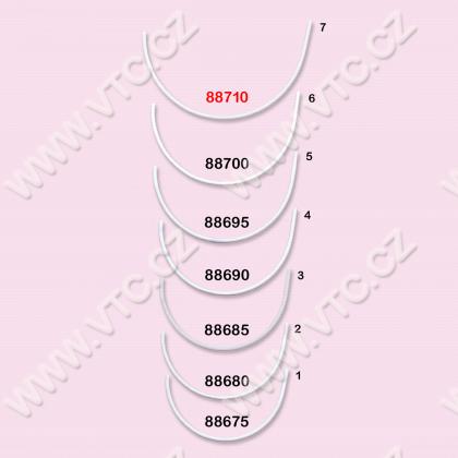 Plastic bra underwire sz.7