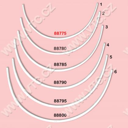 Plastic bra underwire sz.1