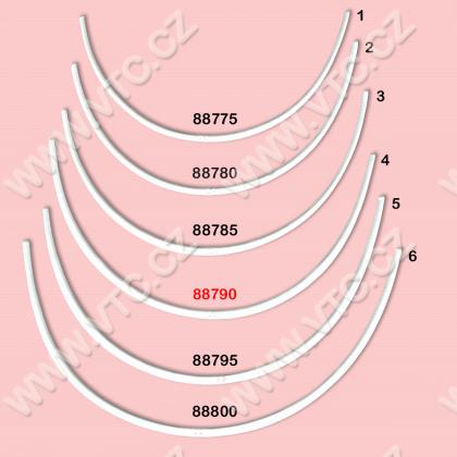 Plastic bra underwire sz.4